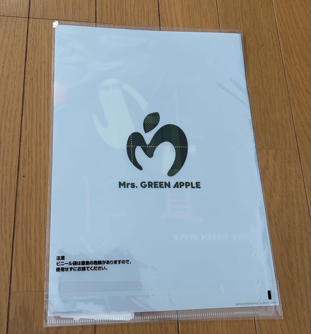 Mrs. GREEN APPLE一番くじ ブランケットクリアファイル&ステッカー 一番くじ ミセス クリアファイル&ステッカー 3種｜Yahoo!フリマ