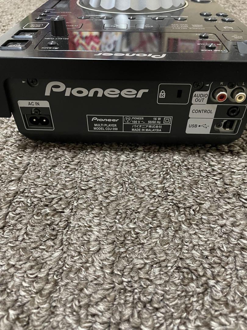 PIONEER コンパクトディスクプレーヤー CDJ-200 2台 通電のみ