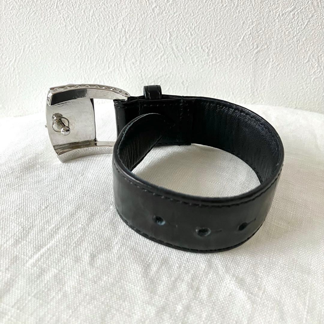 KIYOHARU FOR Justin Davis 廃盤 レザーブレスレット 黒 KIYOHARU FOR Justin Davis 廃盤 レザーブレスレット 黒