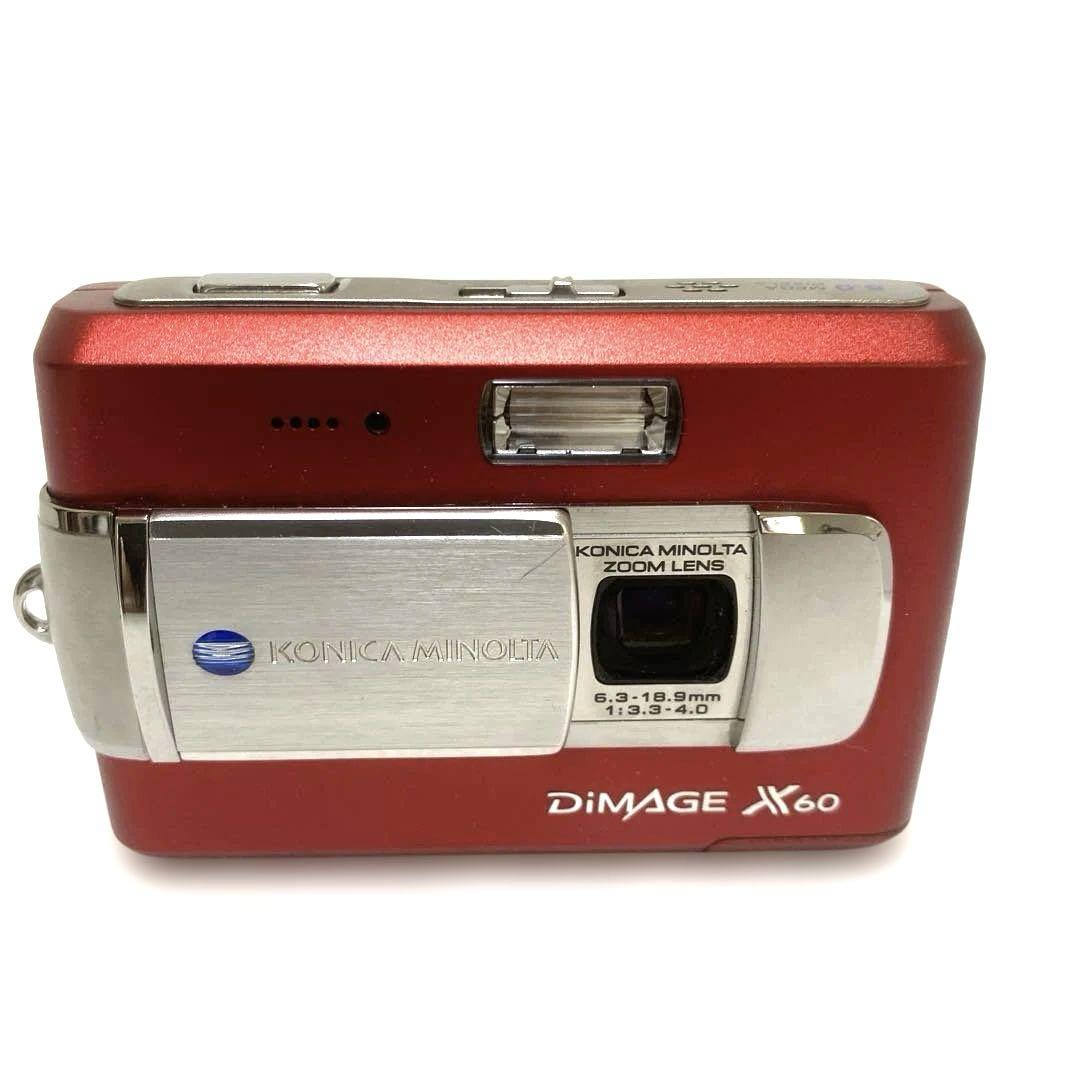 美動作品 KONIKA MINOLTA Dimage X60 レッド デジカメ - メルカリ