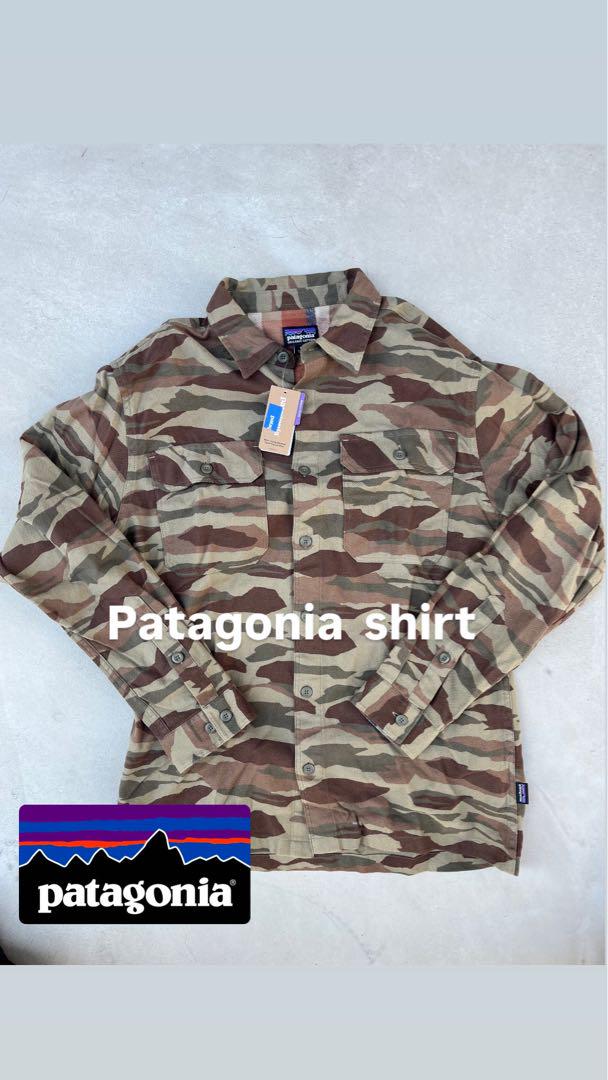 Patagonia 迷彩柄 長袖シャツ 半沢直キ