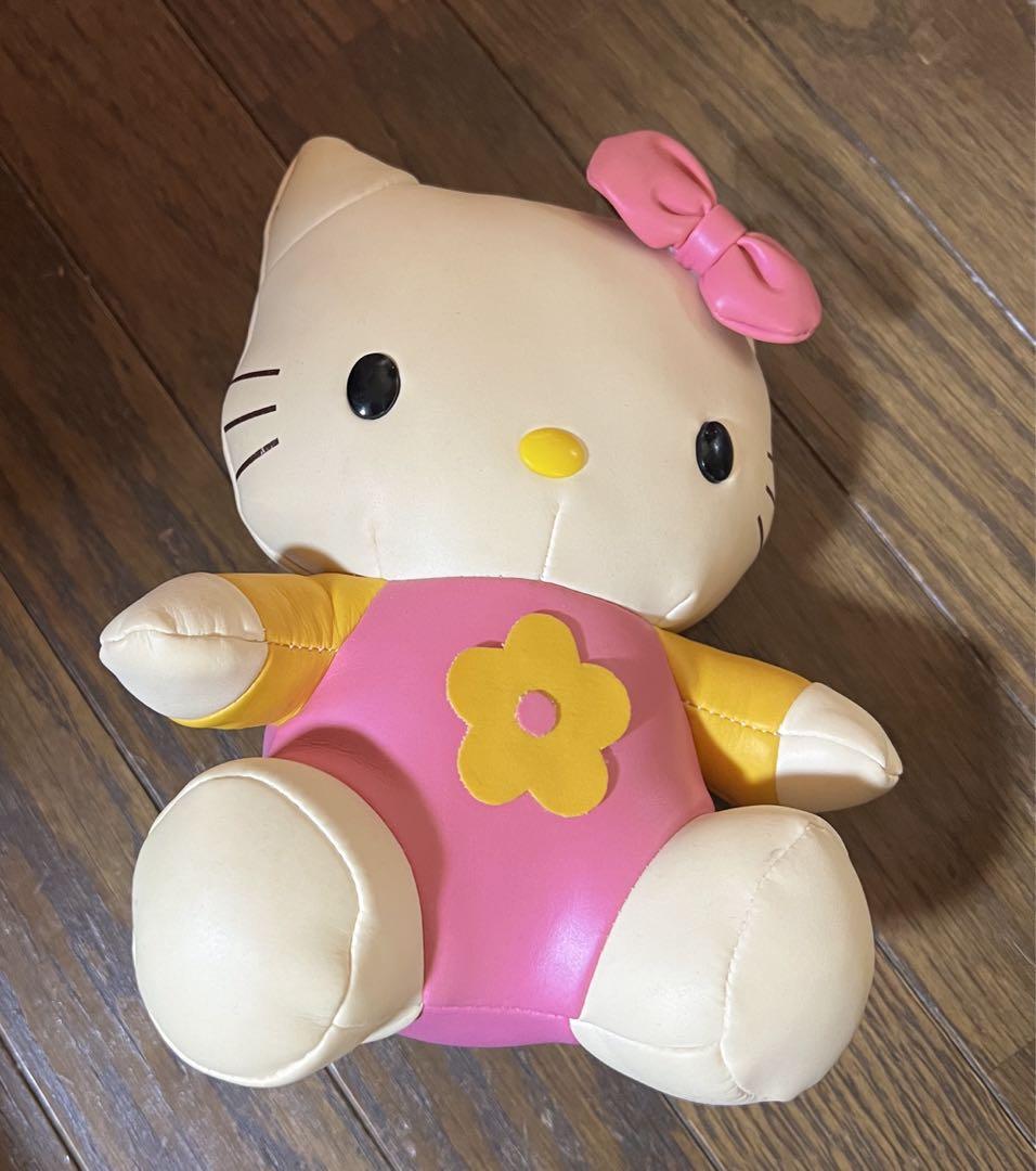 ハローキティ ぬいぐるみ レザー 1998年製 - メルカリ