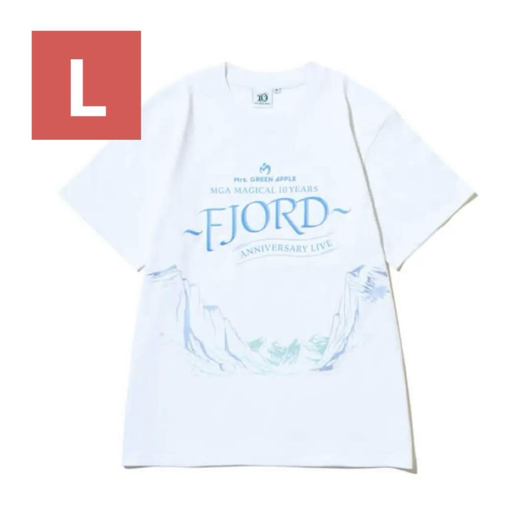 ミセス FJORD ロゴTシャツ ホワイト ライブ Lサイズ 24時間以内発送