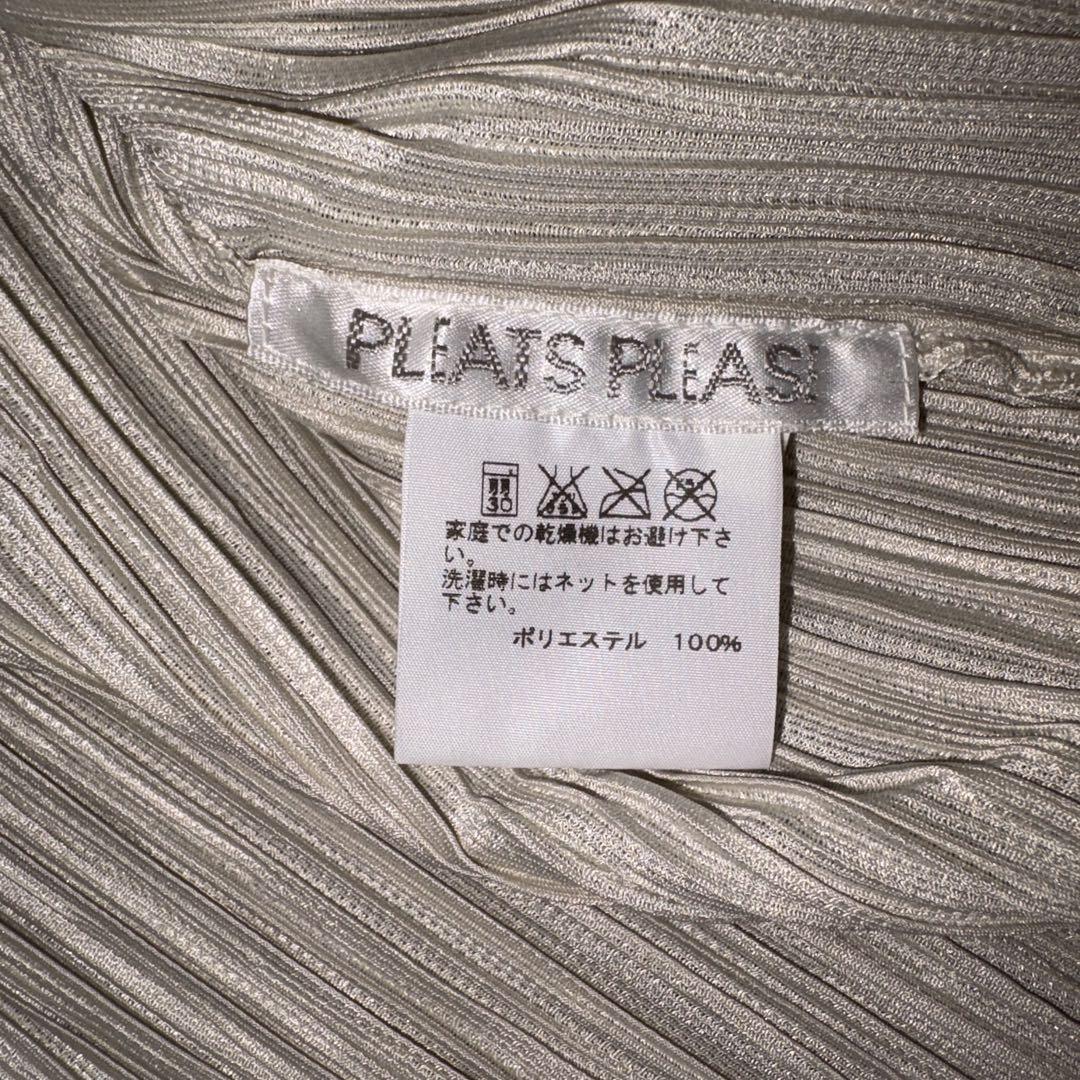 ま*こ様 PLEATS PLEASE ストライプ長袖シャツ　サイズ3