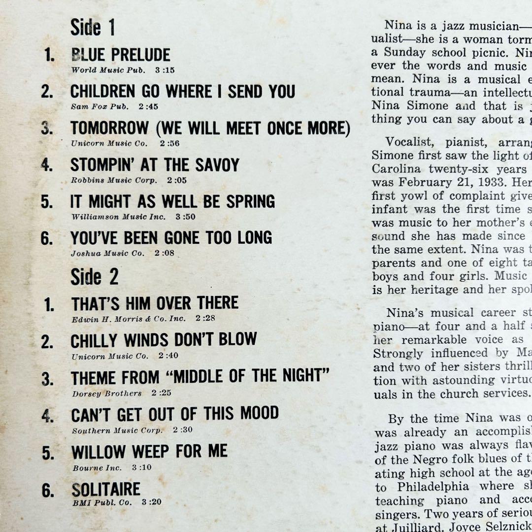 Nina Simone – The Amazing Nina Simone – Vinyl (LP, Album + 2