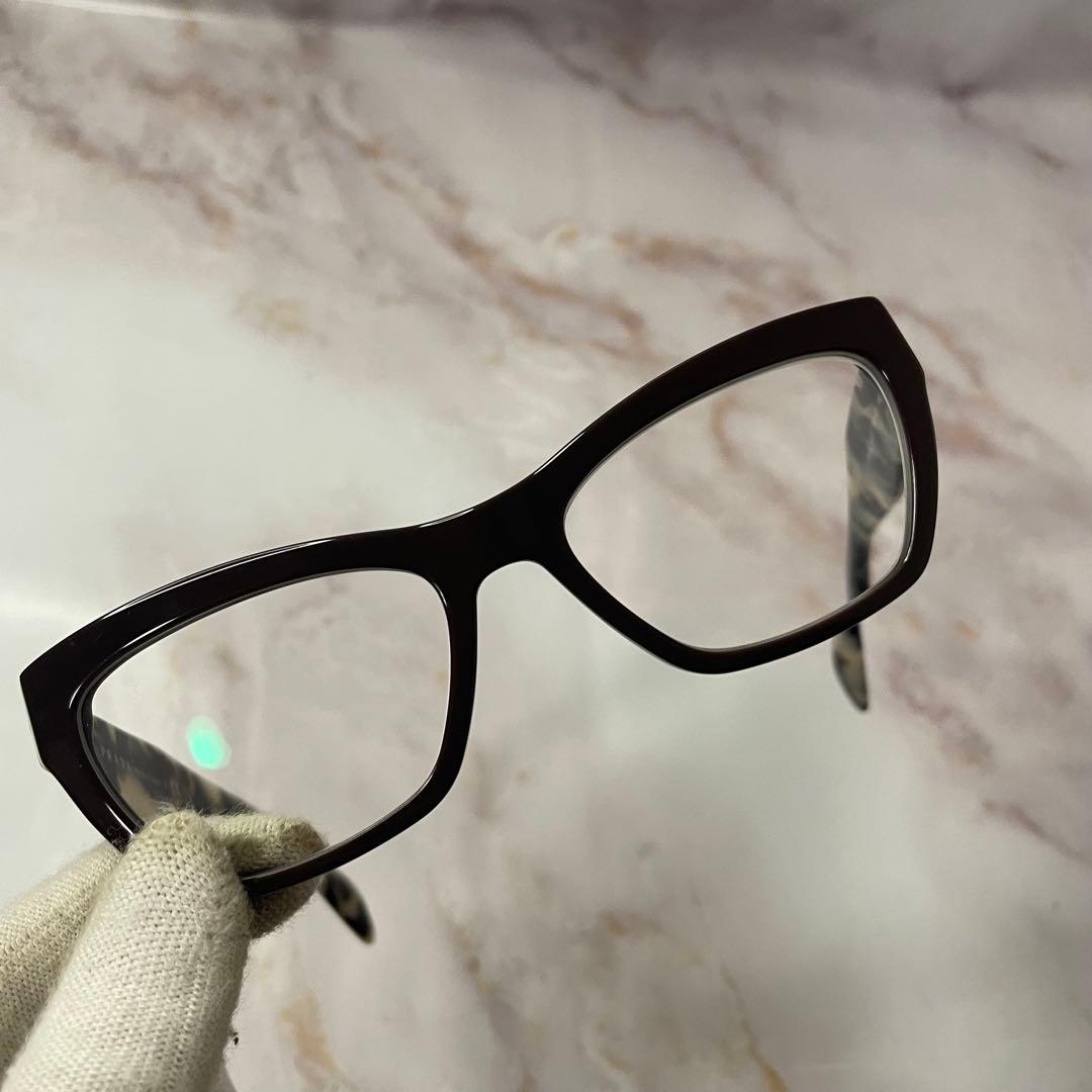 PRADA プラダ マーブル フォックス Y2K モード デザイン メガネ