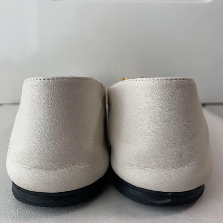 人気新番 GUCCI ホースビット パンプス cVQDY-m64872613870 ホワイトレザー 好評即納