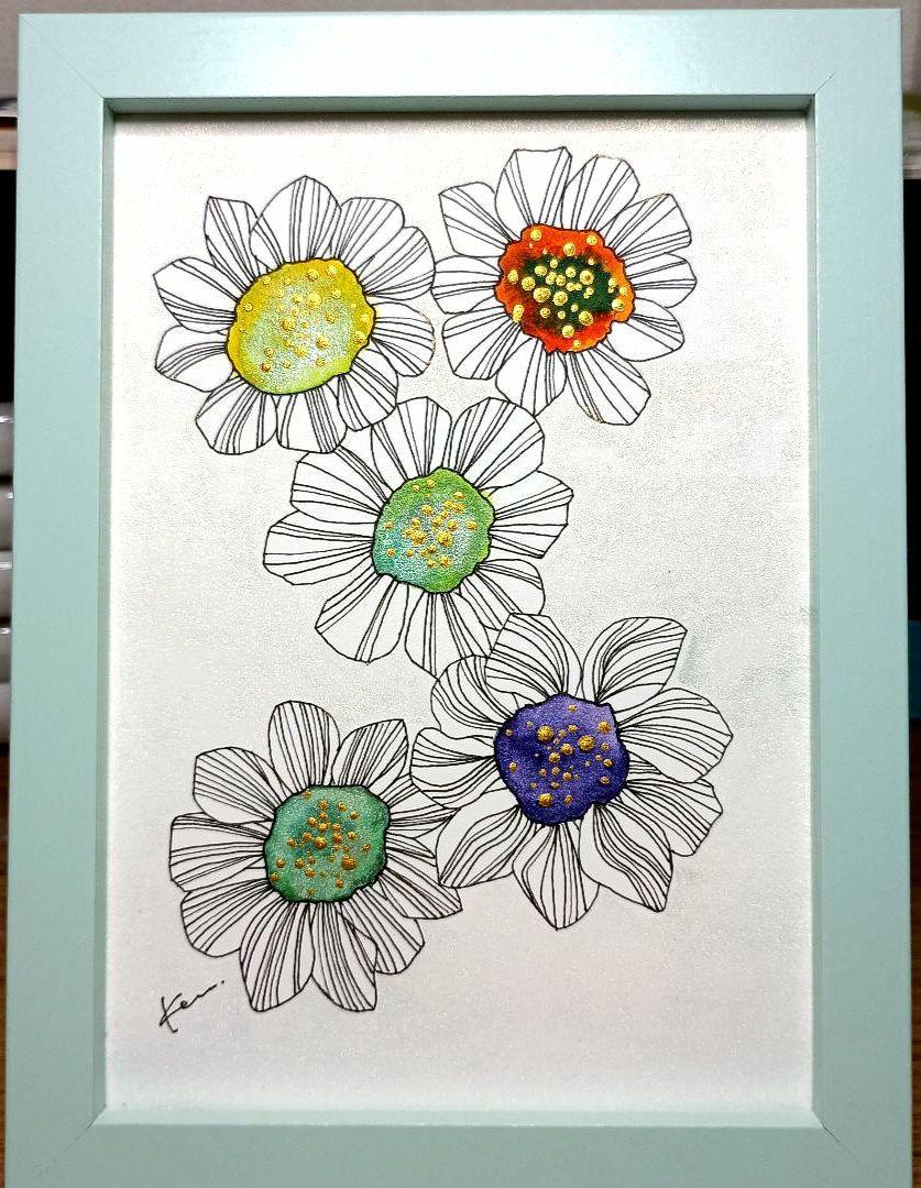 きよらかに咲いて(size13x18)原画 水彩画 きよらかに咲いて Ver. 水彩画原画 - メルカリ