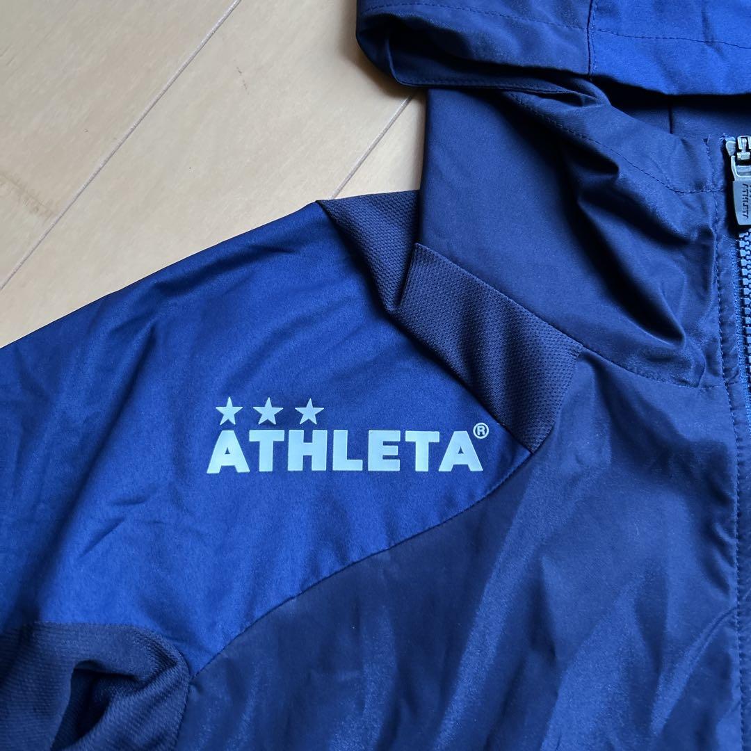 ★状態良好★ATHLETA 防寒 ジャージ 上下セット L サッカー