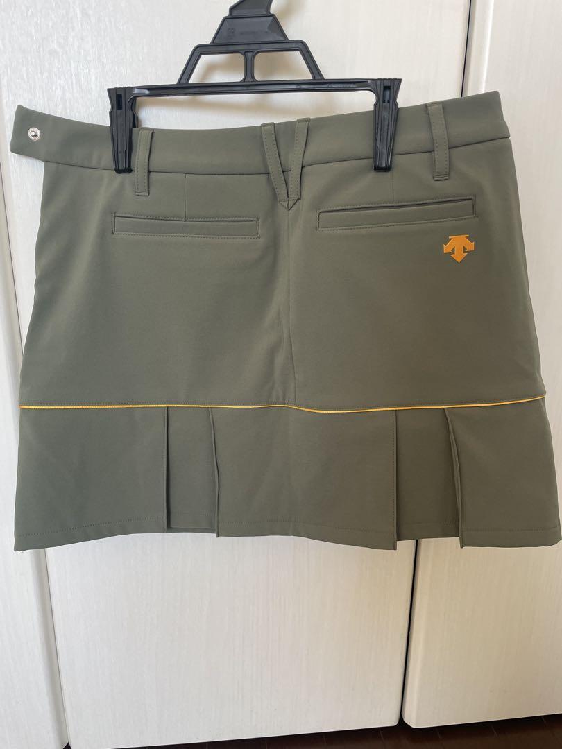 DESCENTE ゴルフ レディース スカート L オリーブ