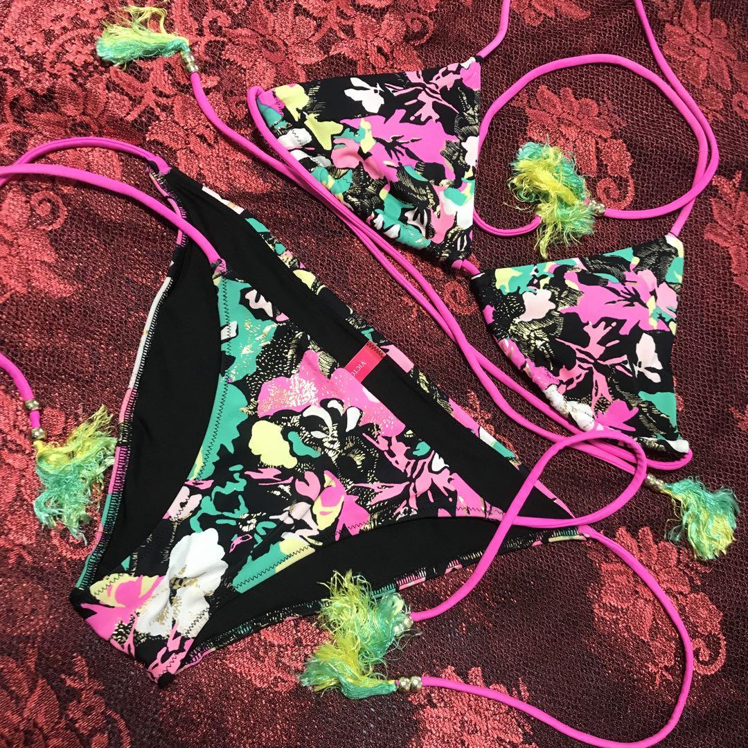 #0356 Victoria's secretビクシータイサイド紐ビキニ