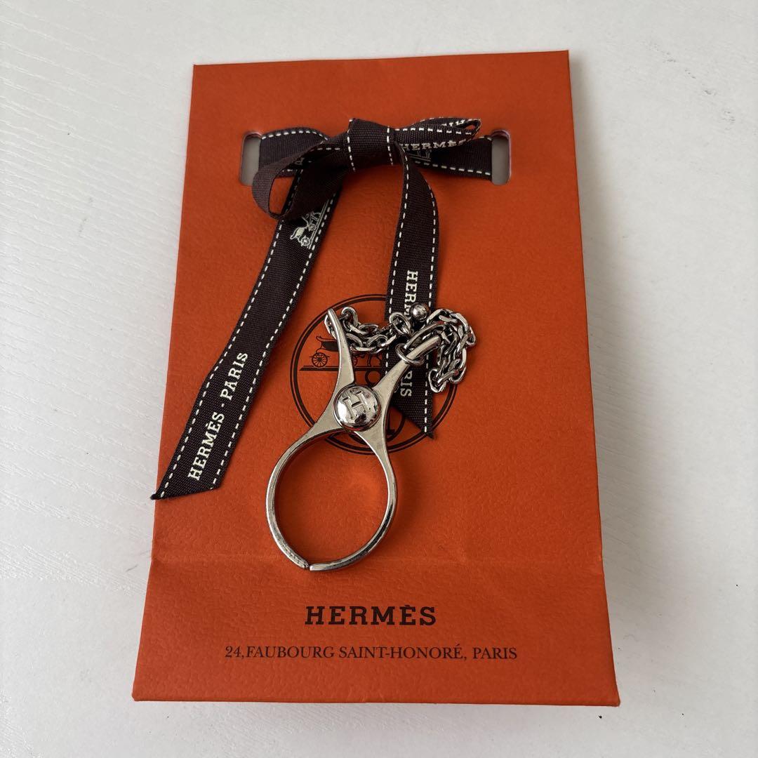 HERMES シルバーグローブホルダー - メルカリ