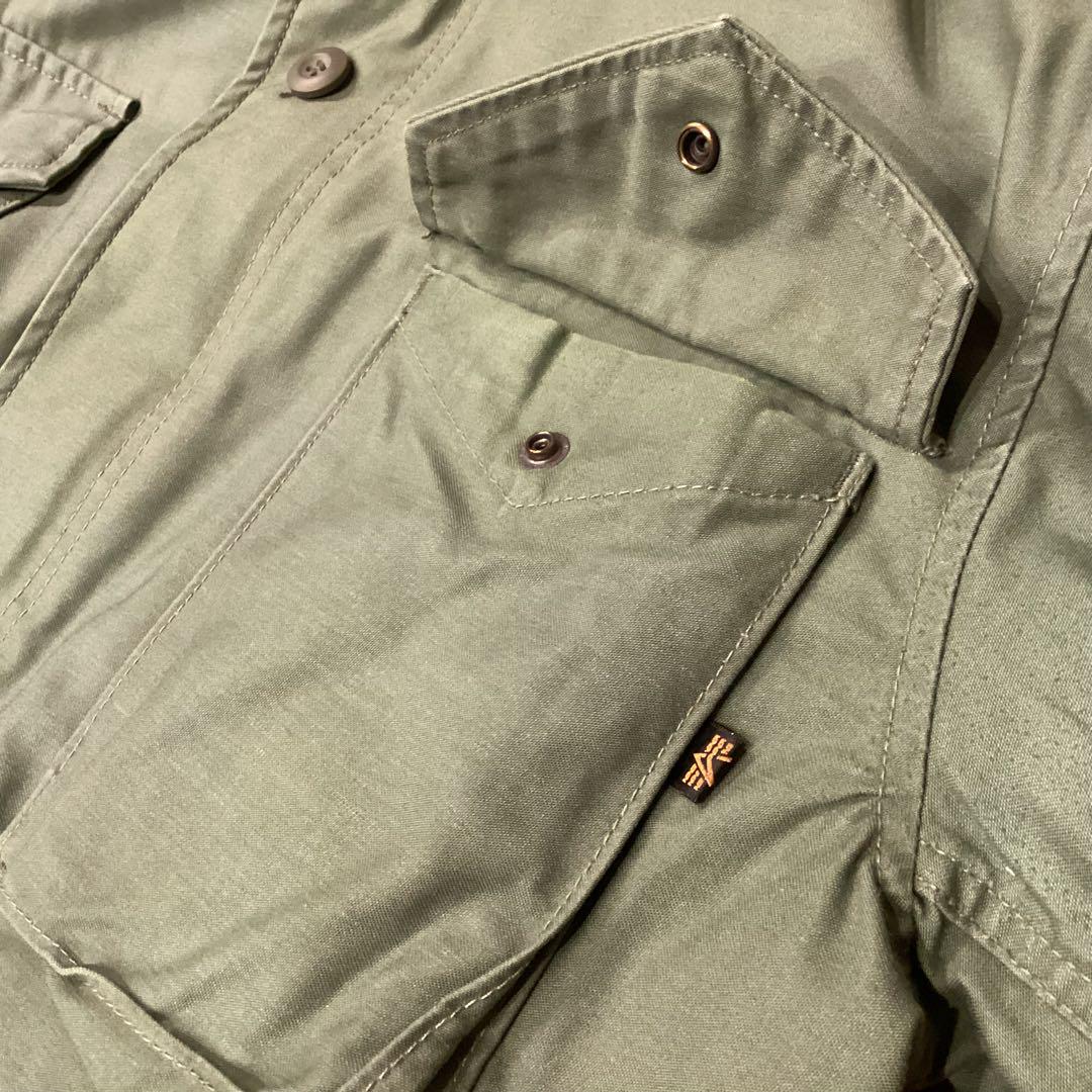 ALPHA INDUSTRIES ミリタリー ジャケット M-65 ライナー付き