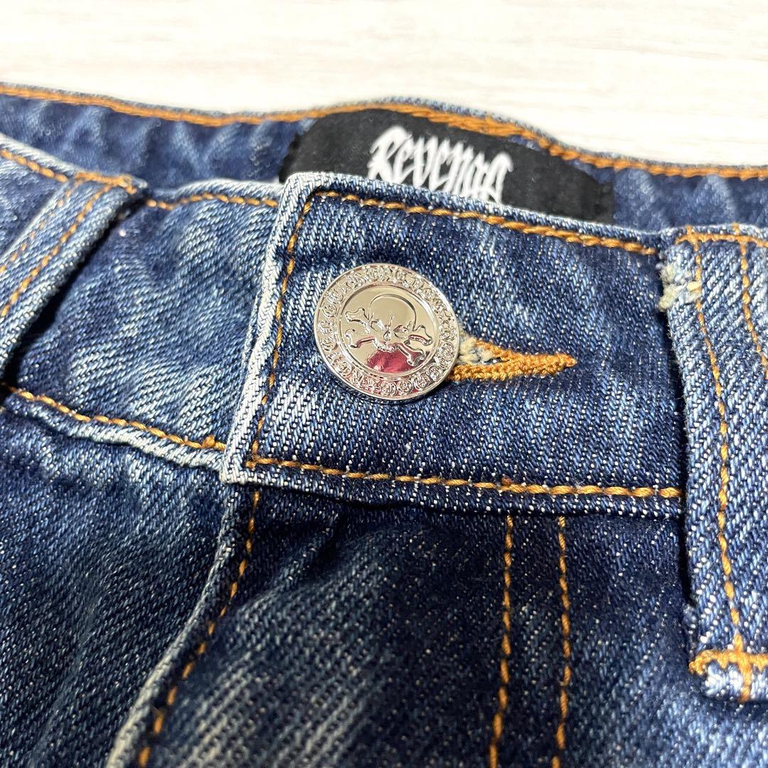 REVENGE THORN DENIM SHORTS (COPPER) リベンジ（Revenge Thorn