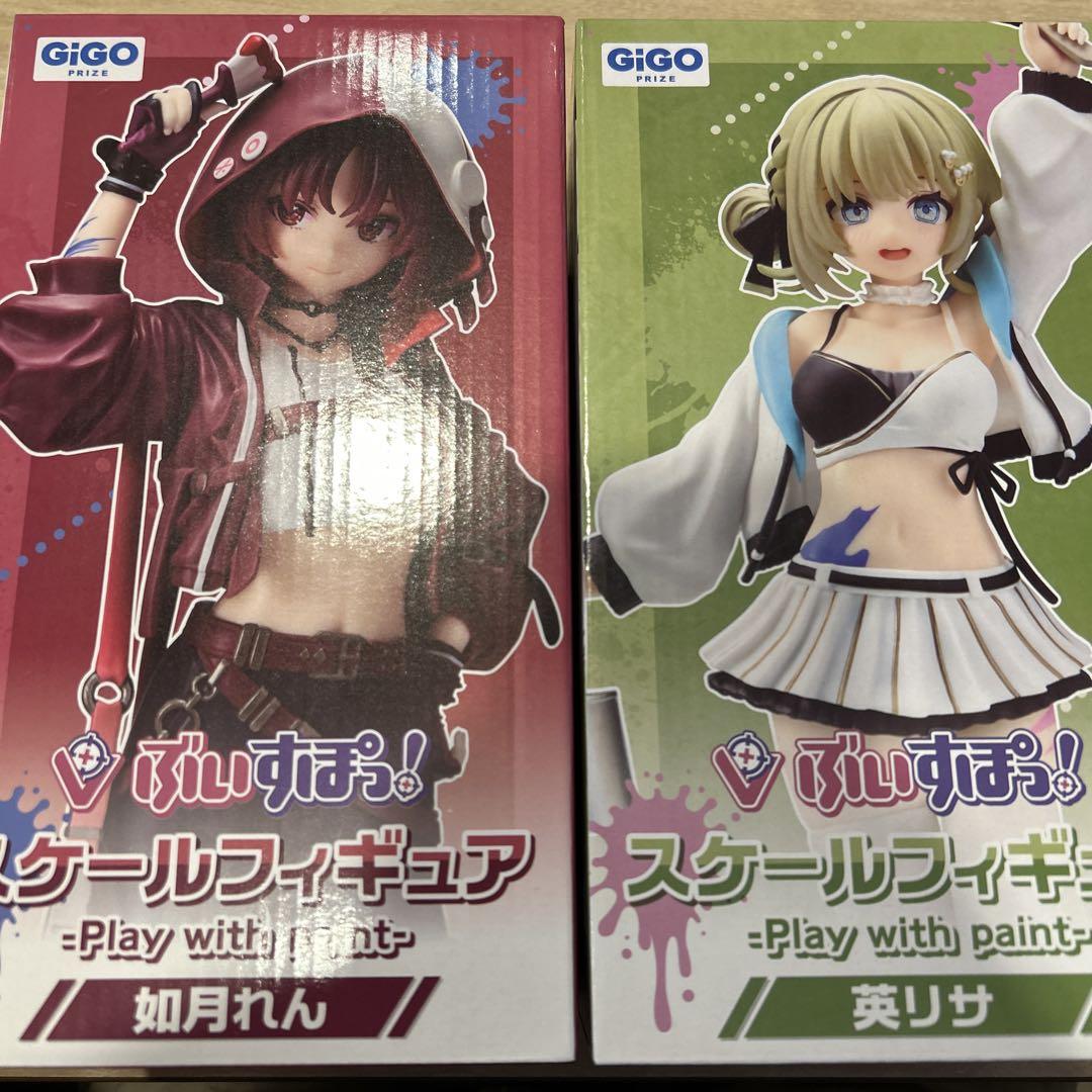 【GiGO限定】ぶいすぽっ！ スケールフィギュア　如月れん　英リサ GiGO限定 ぶいすぽっ！ スケールフィギュア 英リサ 如月れん 2点