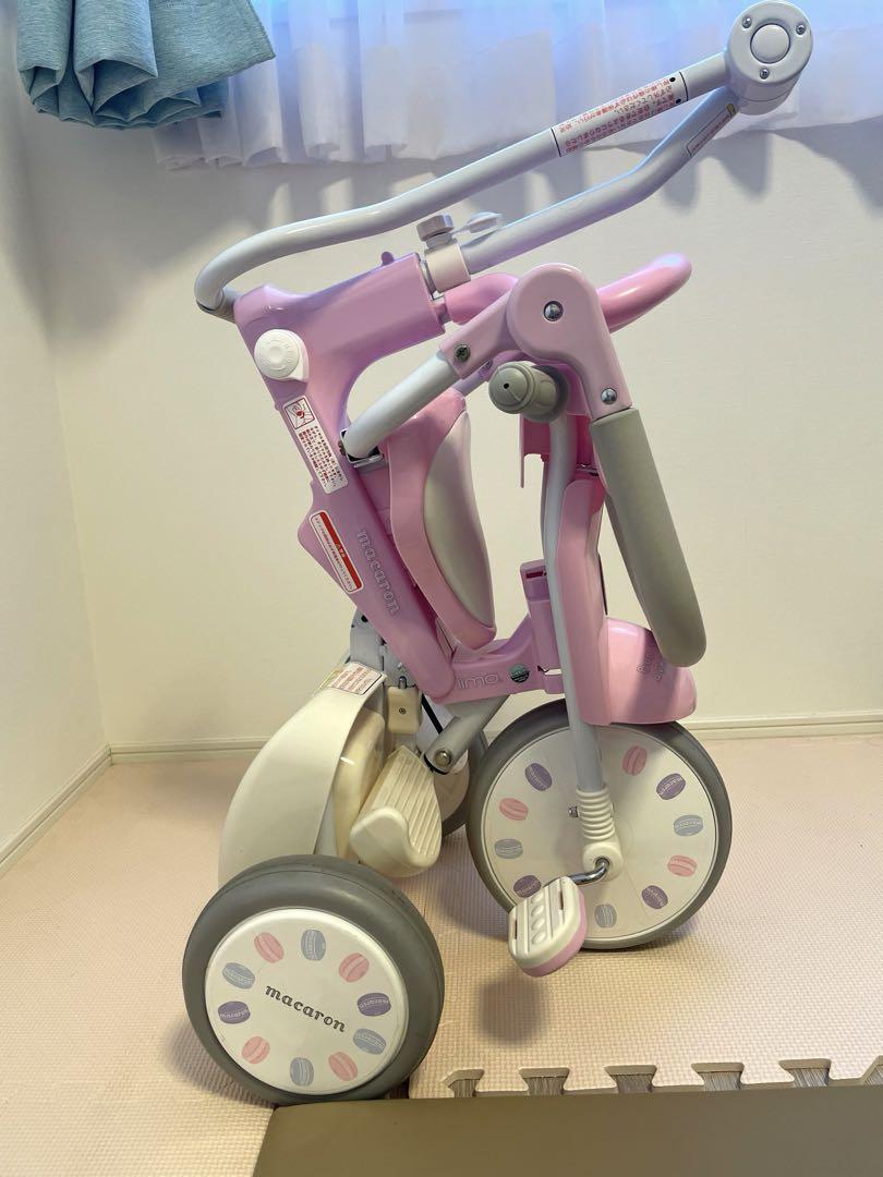 iimo  三輪車  #02  マカロンピンク　折りたたみ式　TRICYCLE