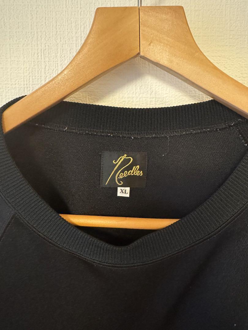 Needles TRACK CREW NECK SHIRT ブラックピンク