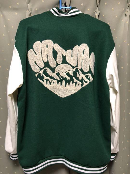 日本売れ済 【neos -addictive design-】ルーズシルエット スタジャン 日本売れ済 【neos -addictive design-】ルーズシルエット スタジャン