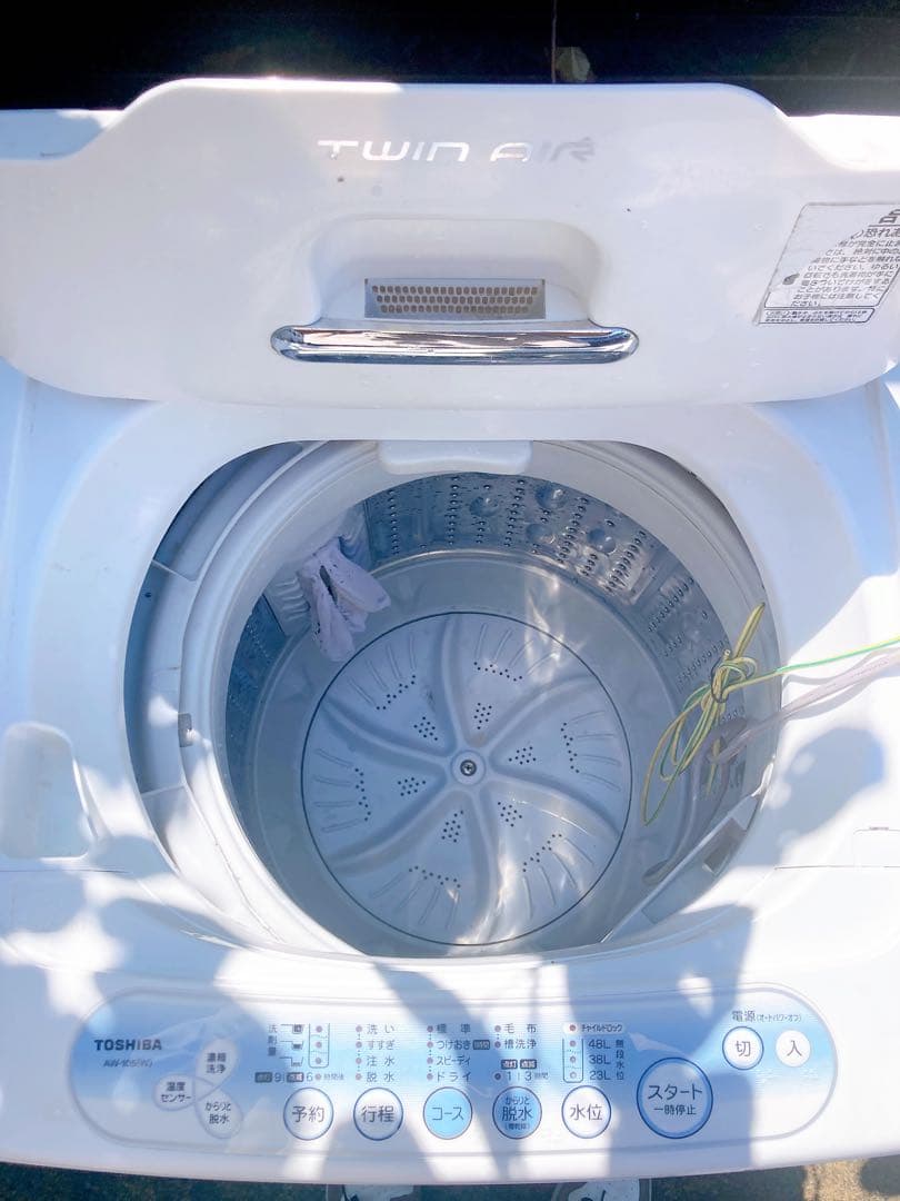東芝電気洗濯機AW-105 2007年製