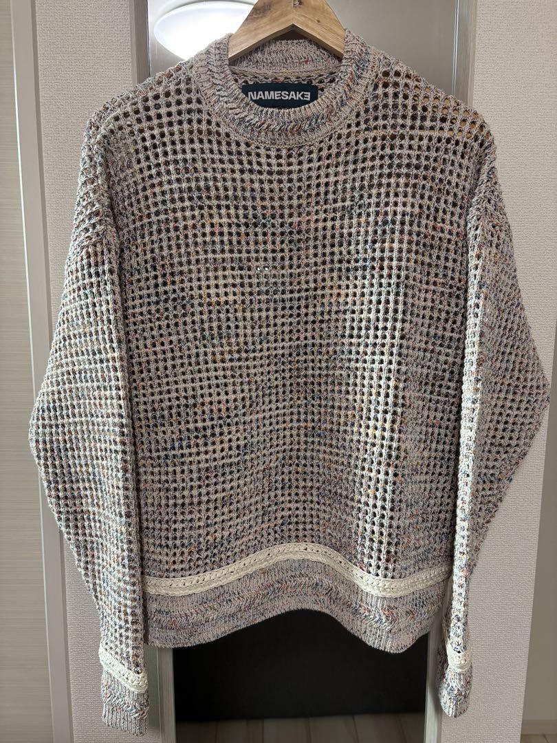 【お気にいる】 NAMESAKE ネイムセイク XSサイズ ROOTS SWEATER ニット トップス