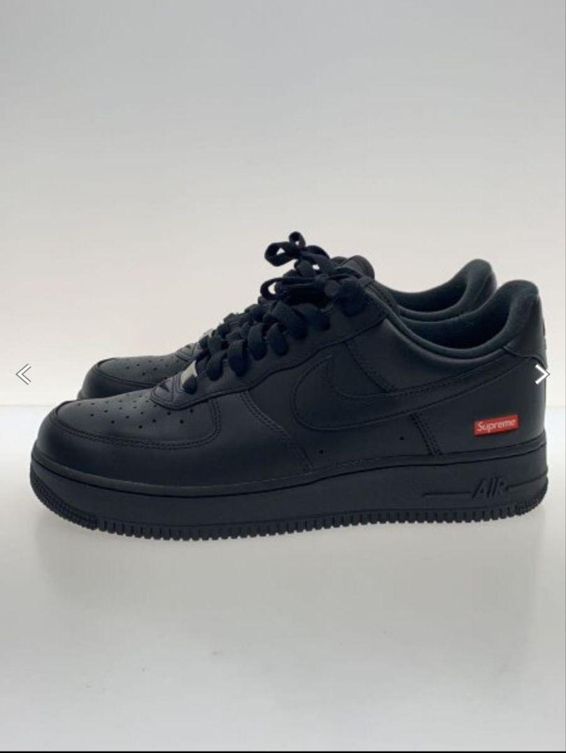 靴 Supreme Nike Air Force 1 Black 28cm