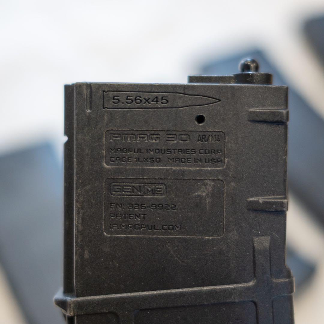 スタンダード 電動ガン 用 magpul Pマグ マガジン リアルカウント 5本
