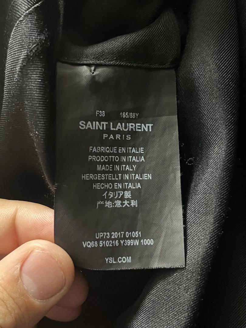 破格】SAINT LAURENT ブラック テーラードジャケット メンズ