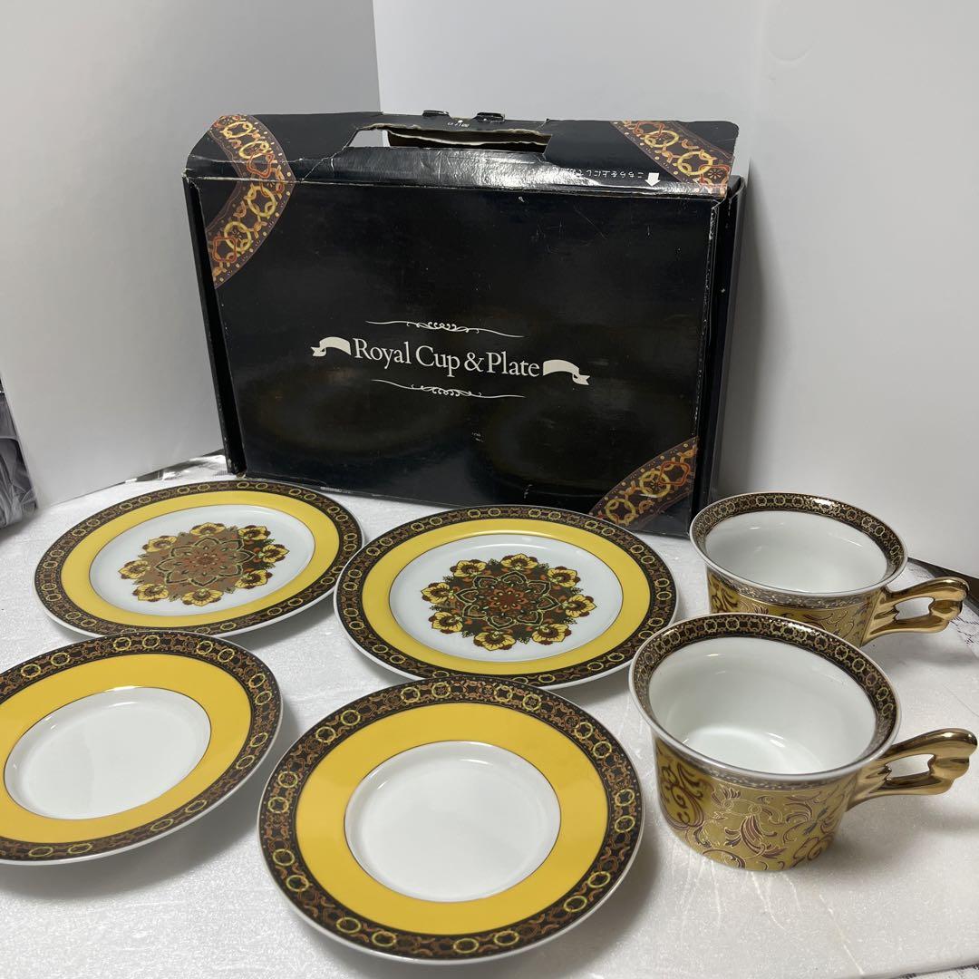 YAMATO やまと Royal Cup&Plate ゴールド 2客 カップ新品