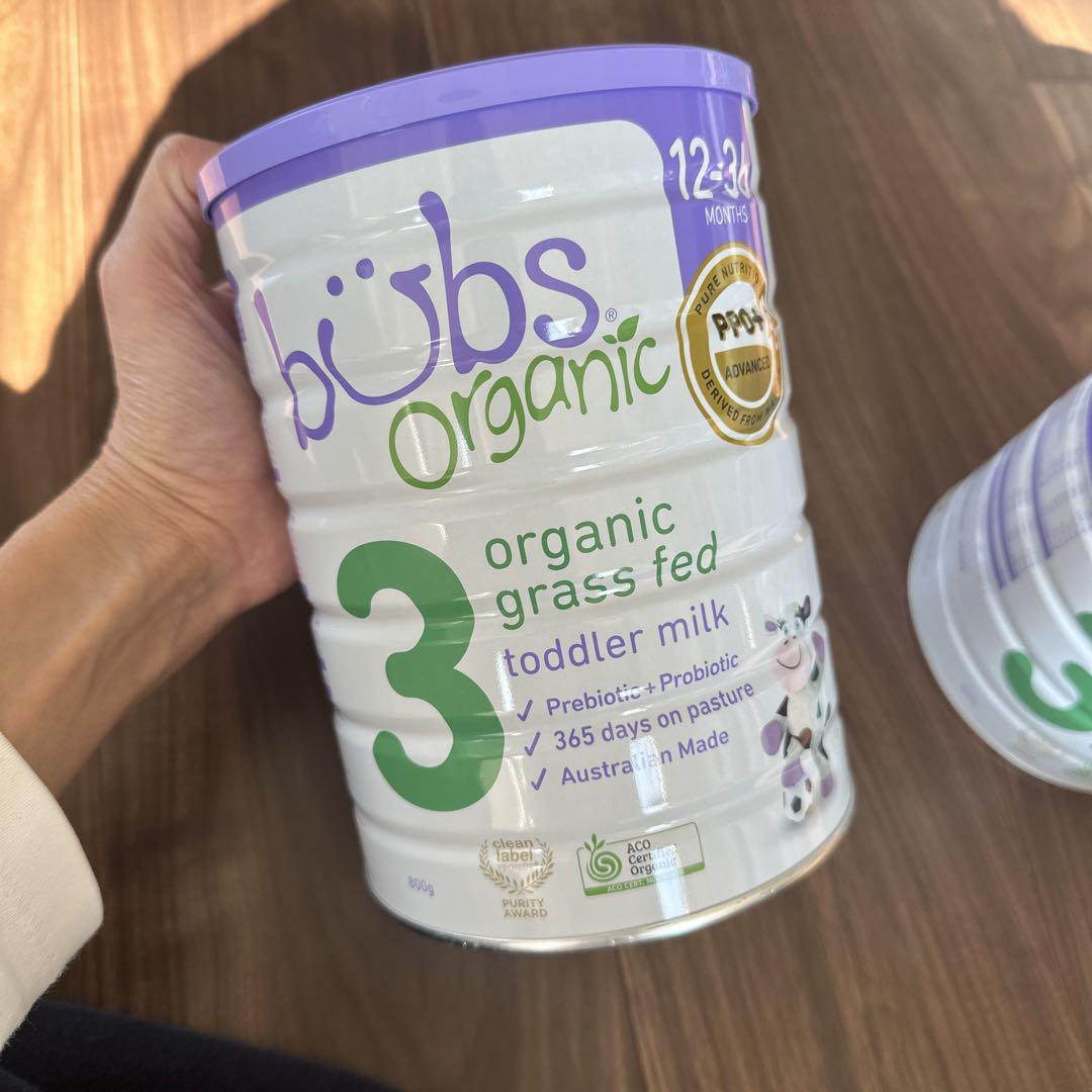 bubs Organic 粉ミルク 3