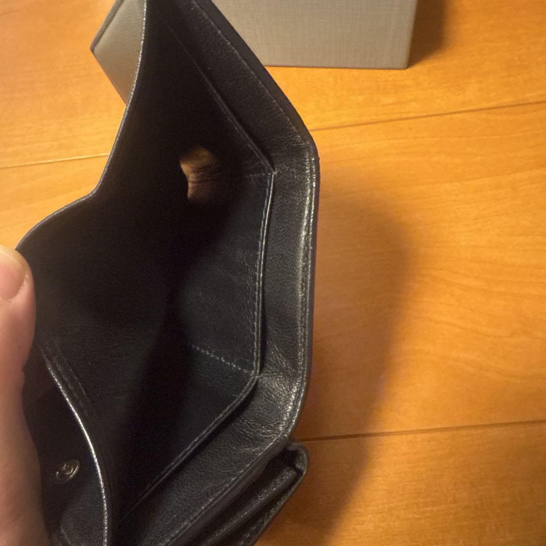 YU♡まとめ買い歓迎様　BALENCIAGA 三つ折り財布 ブラック