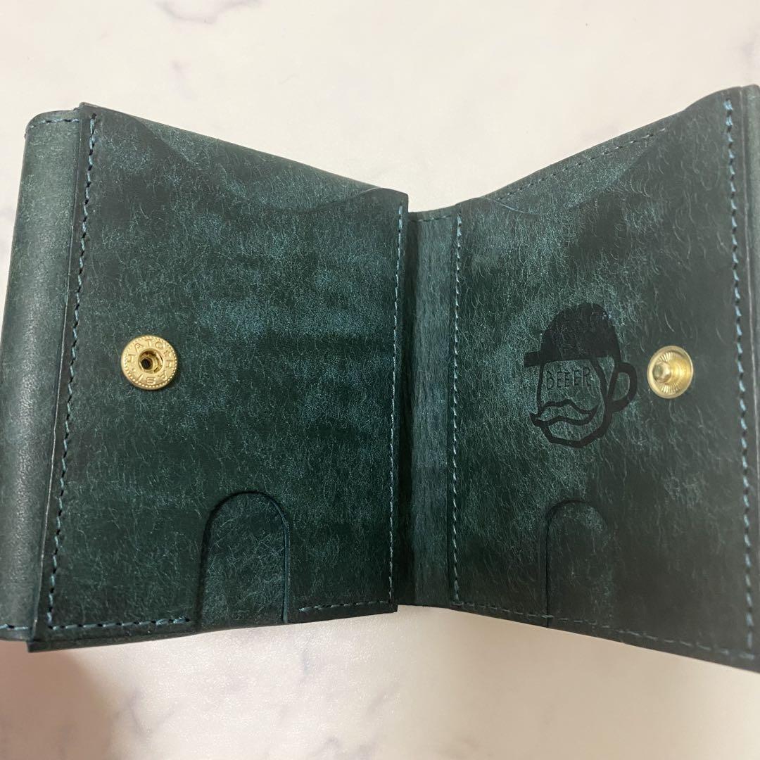 極美品✨　　ビアベリー　ハッチバック　ペトローリオ　プエブロ　財布　二つ折り