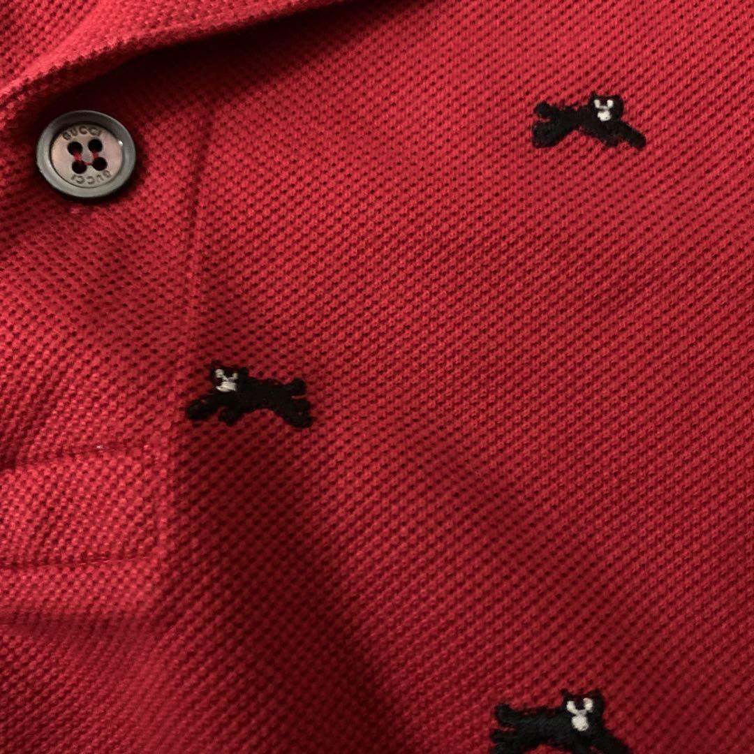 GUCCI レッド ポロシャツ