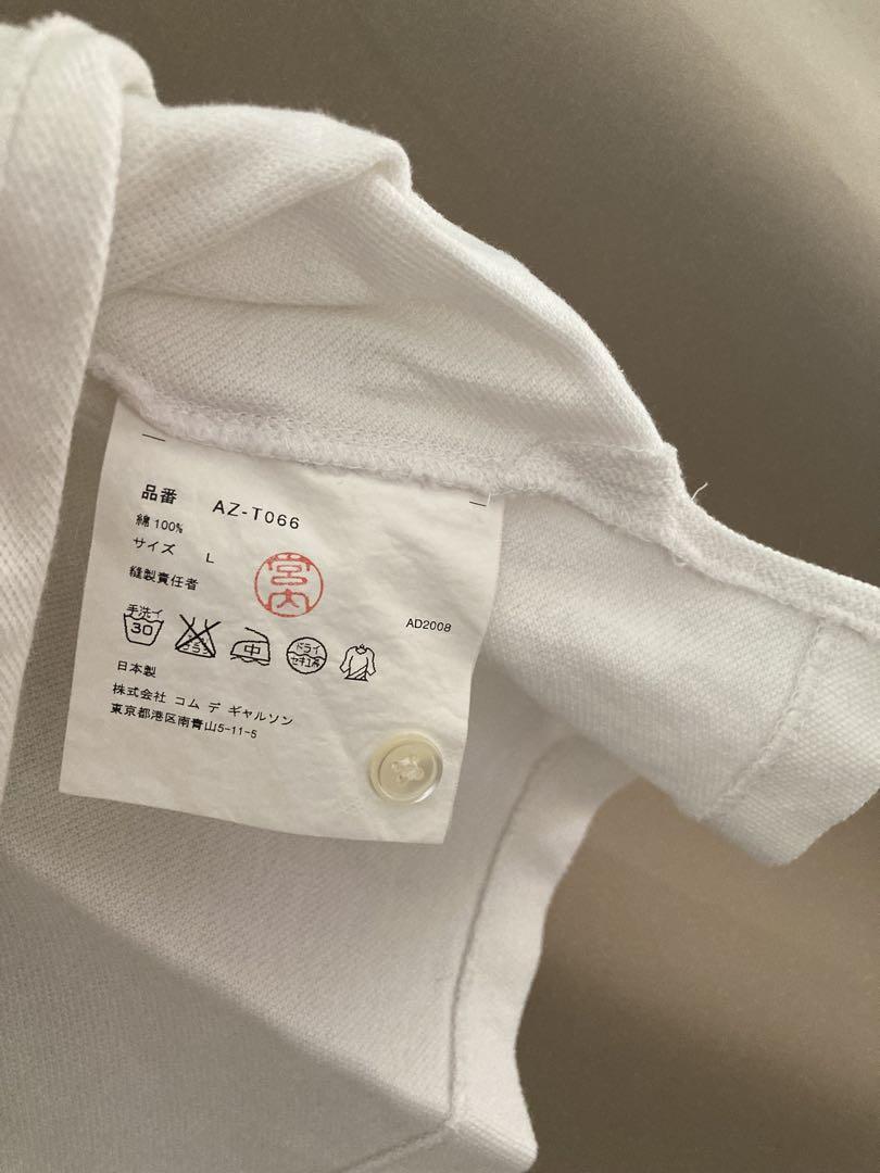 PLAY COMME des GARÇONS ホワイトポロシャツ L