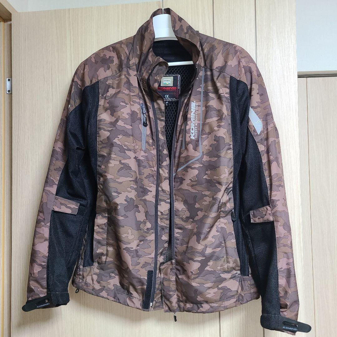 KOMINE メッシュジャケット JK-112 Kamo/Black Lサイズ