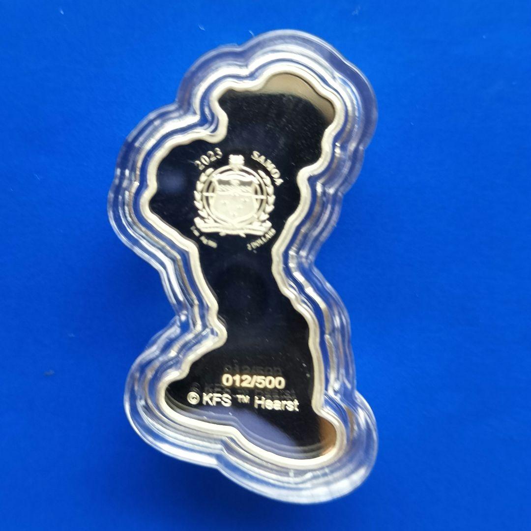 ポパイ2ドルカラー銀貨（サモア）1oz silver999（純銀） 2023年 サモア 2ドルカラー銀貨（ポパイ）1oz silver999 2023年一