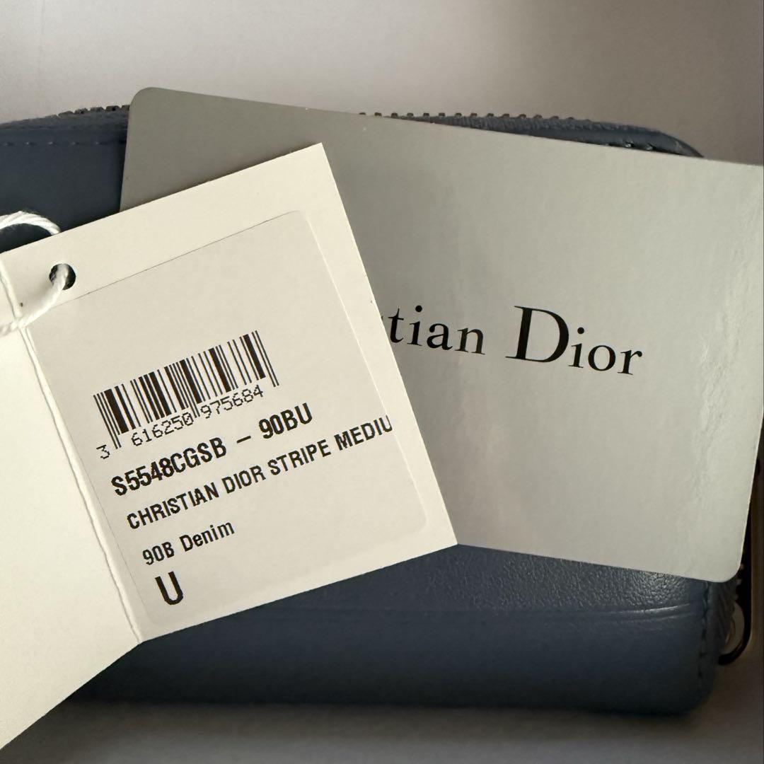 Christian Dior ストライプ ウォレット
