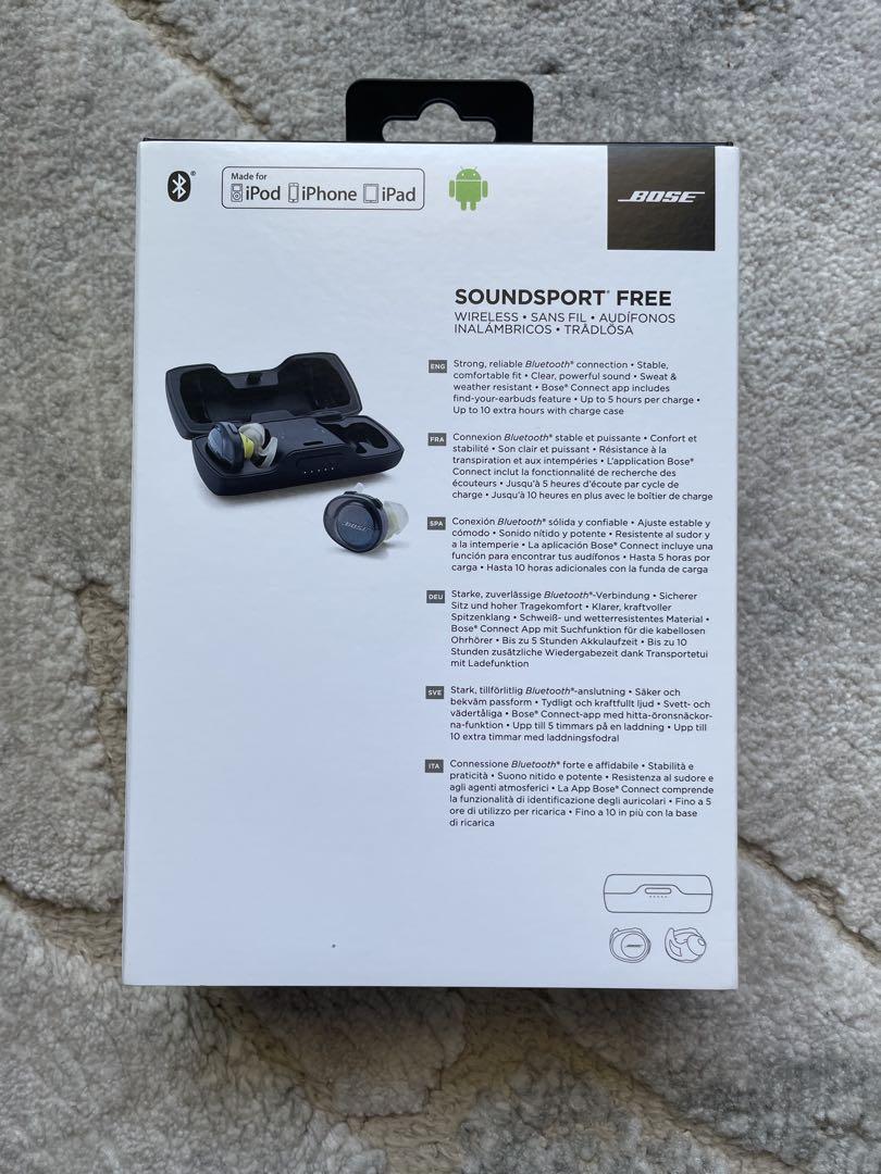 Bose SoundSport Free ワイヤレスイヤホン　中古美品