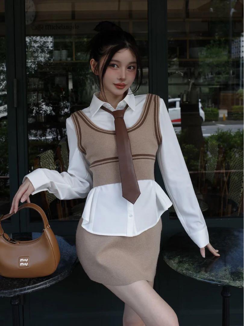 Darich ダーリッチ レザータイニットセットアップ