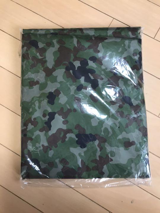 迷彩柄　ポンチョ　合羽　新品未使用
