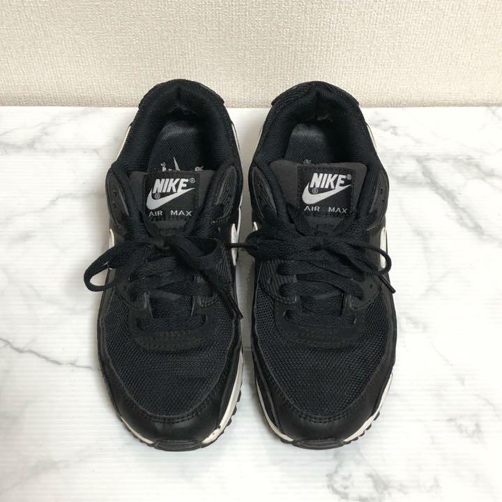 良好品 Nike ナイキ Air Max 90 エアーマックス レディース 黒 白 スニーカー Www Greenbergdauber Com