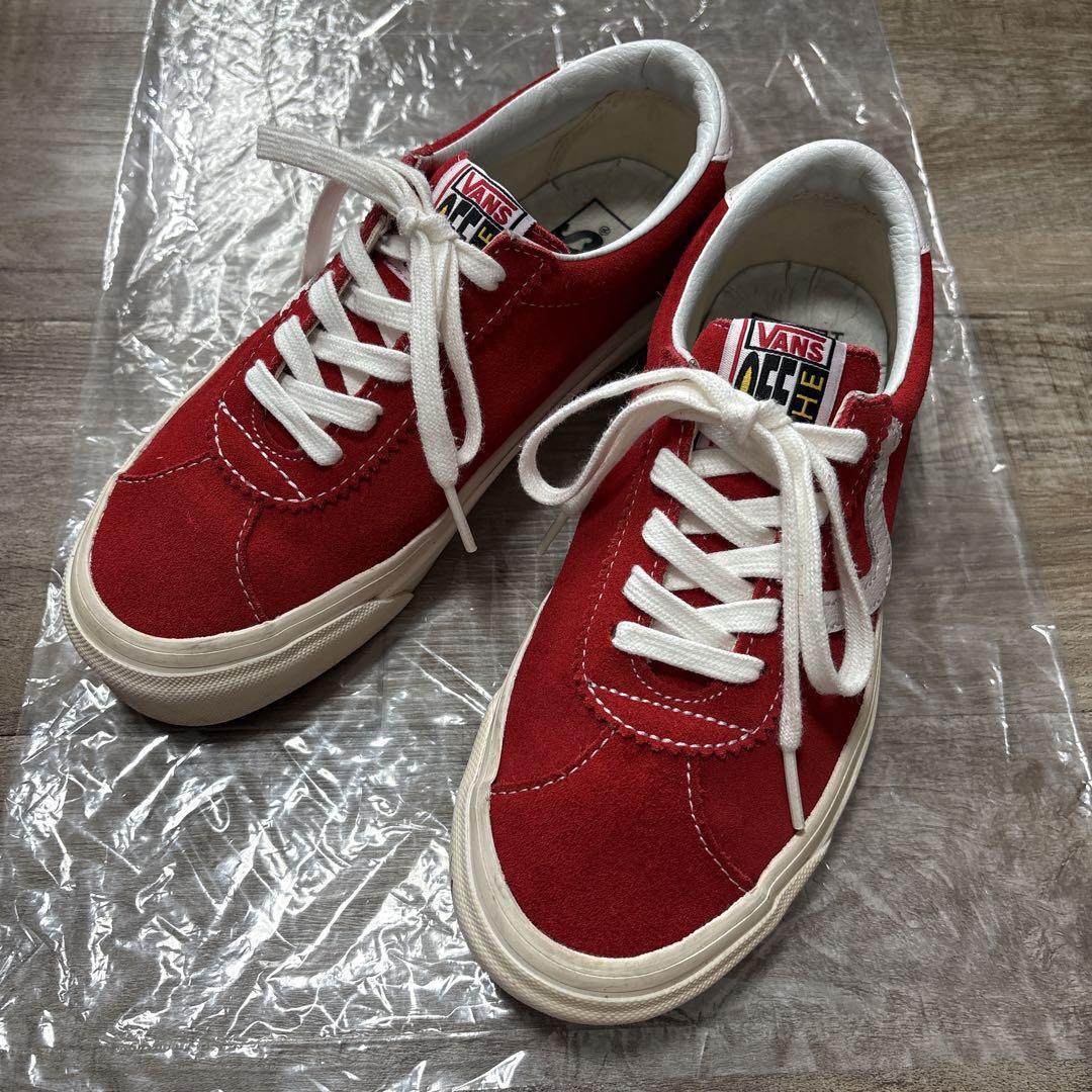 VANS Style73 レッド 23.5cm ANAHEIM FACTORY赤