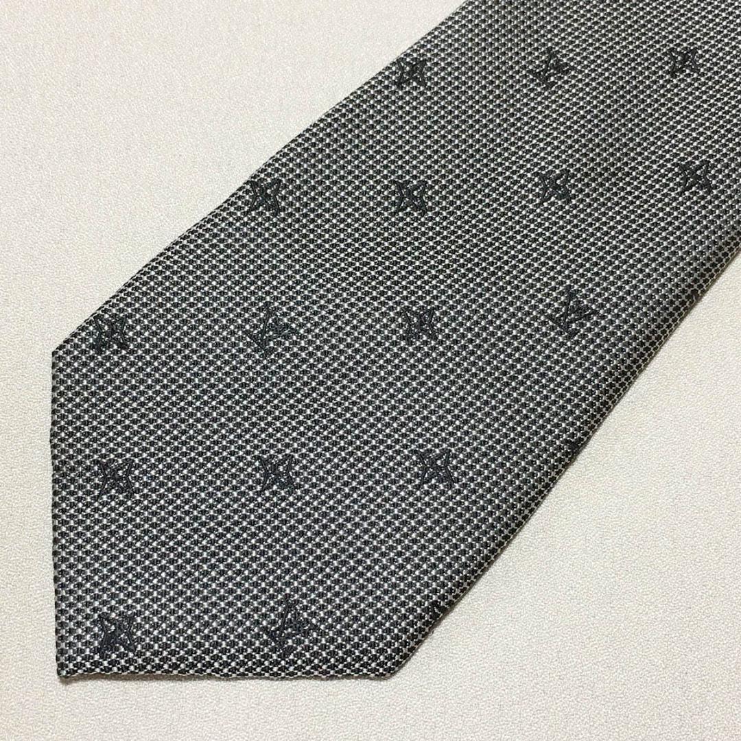 美品 ルイヴィトン Louis Vuitton ネクタイ シルク100%