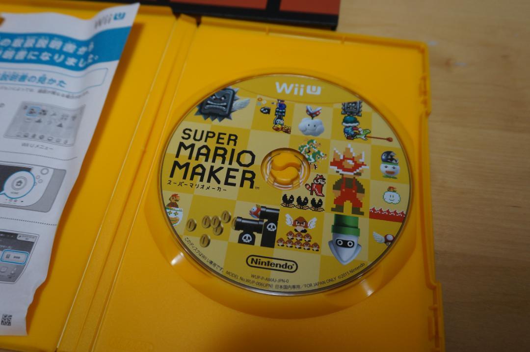 Wii U スーパーマリオメーカー 美品 動作確認済