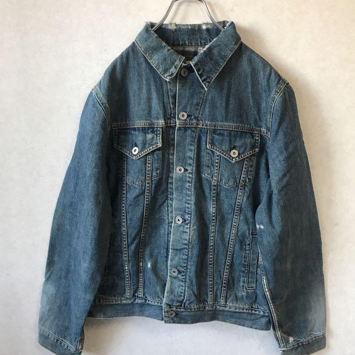 ステューシー ダメージ加工 Gジャン デニムジャケット Mサイズ - メルカリ 割引価格購入 ステューシー ダメージ加工 Gジャン デニムジャケット Mサイズ Gジャン/デニムジャケット