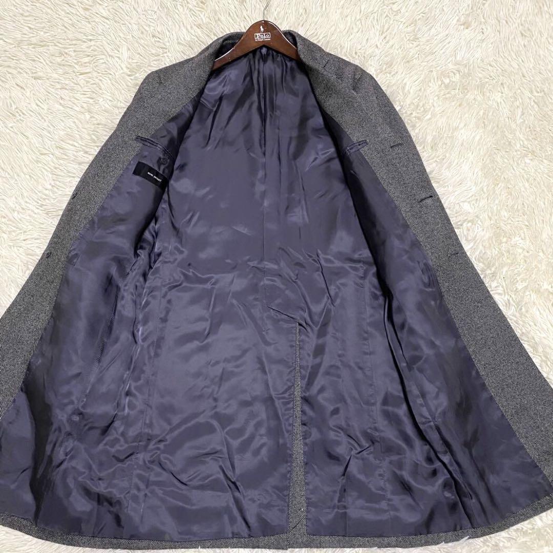 【未使用級✨】RING JACKET ヘリンボーン チェスターコート 46