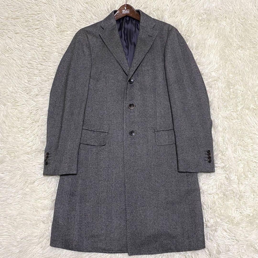 【未使用級✨】RING JACKET ヘリンボーン チェスターコート 46