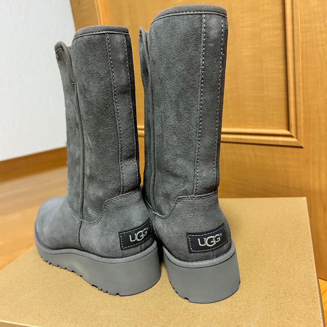 UGG アグ 厚底 ムートンブーツ 22.5 グレー22.5cm UGG