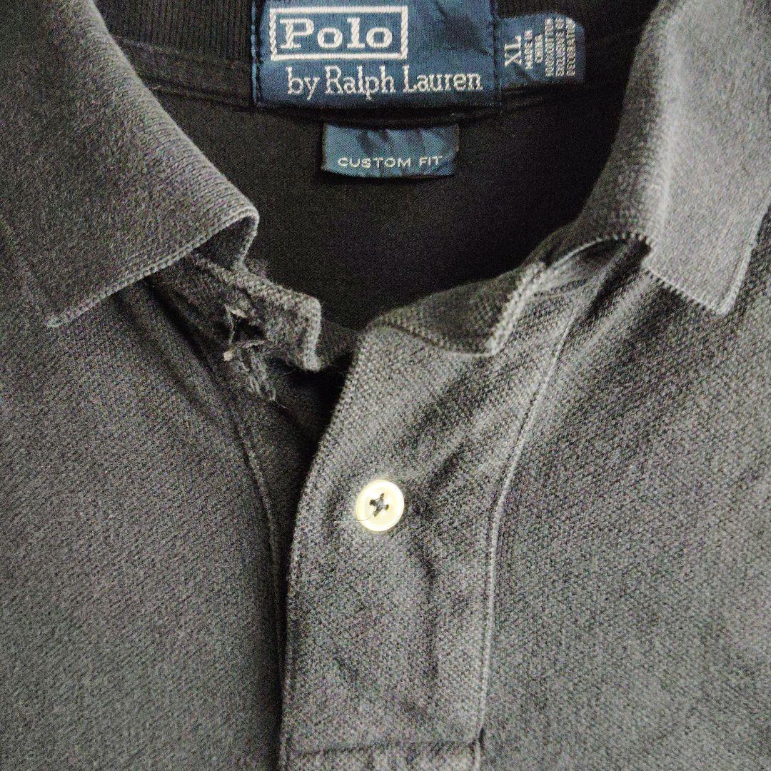 新品】ラルフローレン ポロシャツ ビッグポニー XL 黒 ビッグサイズ