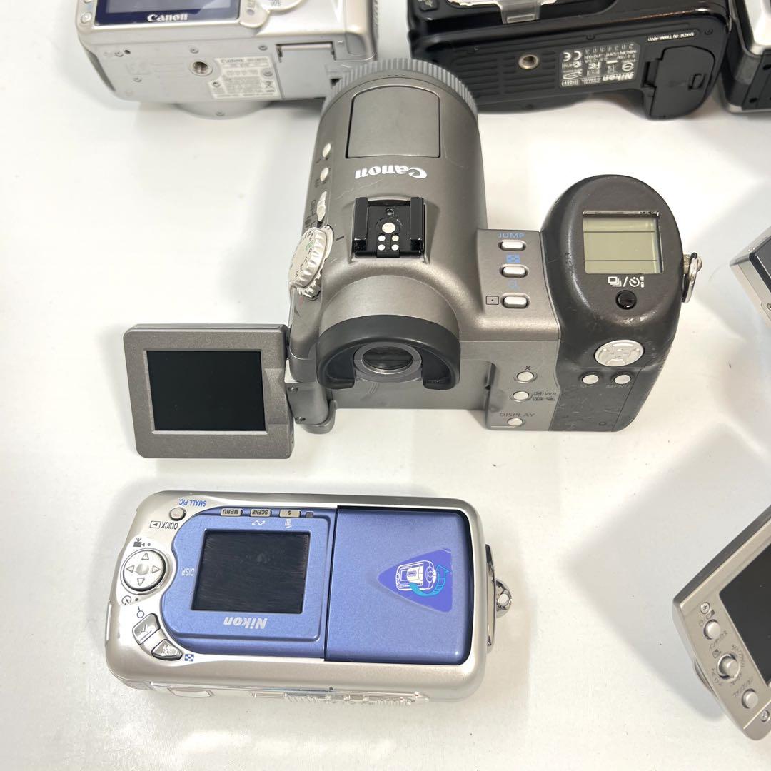 【動作未確認】デジカメ　デジタルビデオカメラ　7台　まとめ売り　Canonなど 動作未確認】デジカメデジタルビデオカメラ7台まとめ売りCanonなど