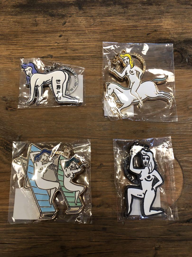 WACKO MARIA 世界平和プロジェクト KEY RING 4点セット